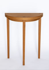 Oak Half Moon Table