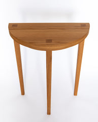 Oak Half Moon Table