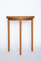 Oak Half Moon Table